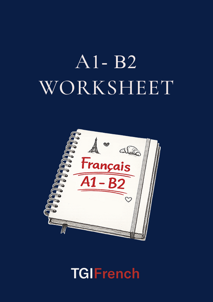 Worksheet A1-B2 + Answer Key