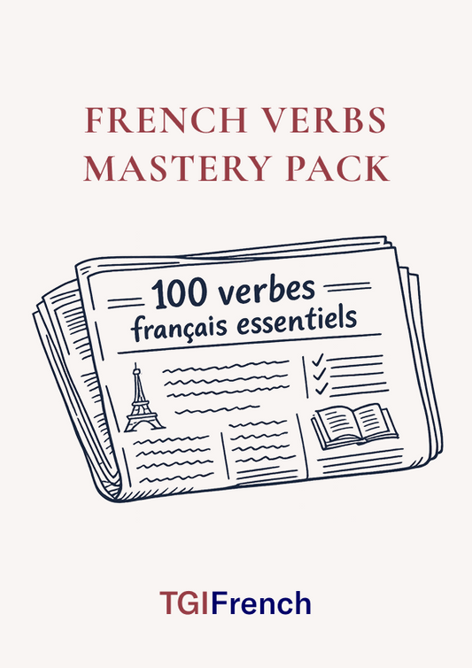French Verbs Mastery Pack