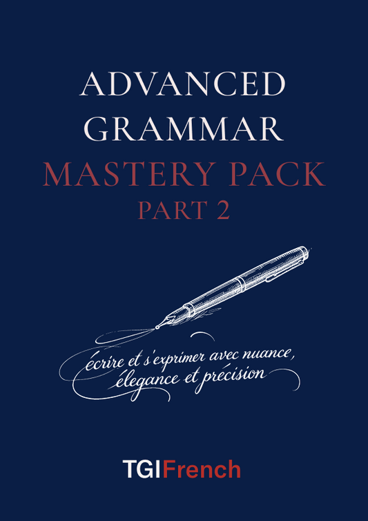 Advanced Grammar Mastery Pack part 2